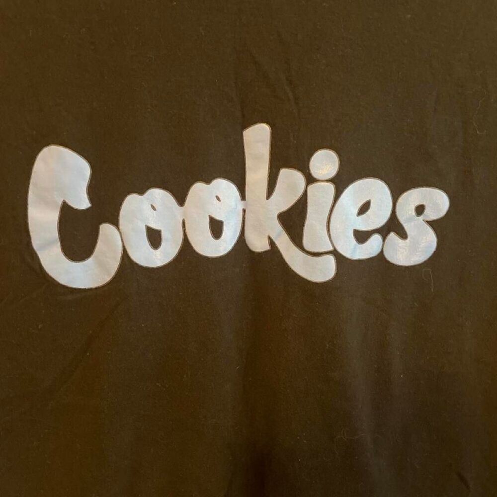 Cookie-s Men's Black and Khaki T-shirt